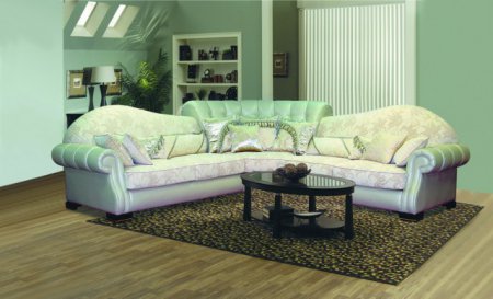 Цветовое сочетание дивана в интерьере